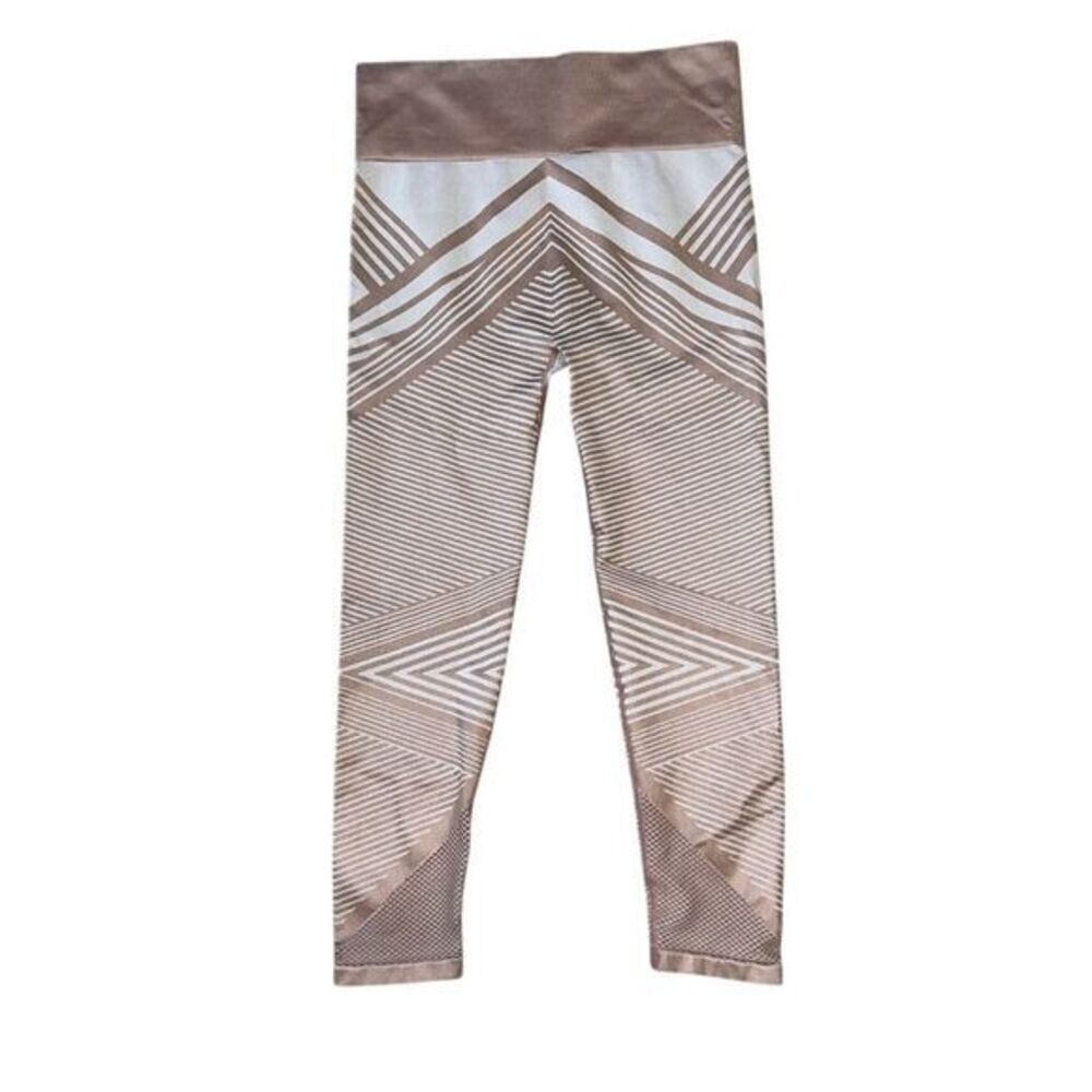 Good American The Dynamic Seamless Pink Stripe Leggings‎ Size 4/5 (1X/2X)